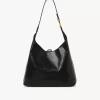Bolso hobo pequeño Marcie en piel brillante