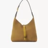 Bolso hobo pequeño Marcie en piel de ante
