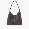 Bolso hobo pequeño Marcie en piel de ante