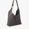 Bolso hobo pequeño Marcie en piel de ante