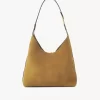 Bolso hobo pequeño Marcie en piel de ante