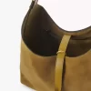 Bolso hobo pequeño Marcie en piel de ante