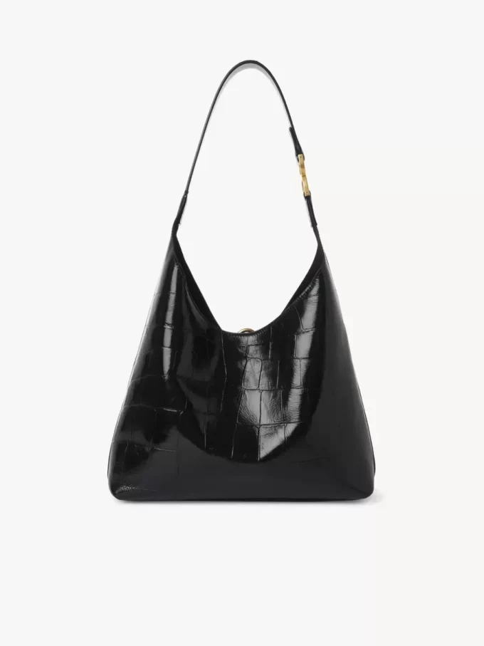Bolso hobo pequeño Marcie en piel efecto cocodrilo Bolso hobo pequeño Marcie en piel efecto cocodrilo