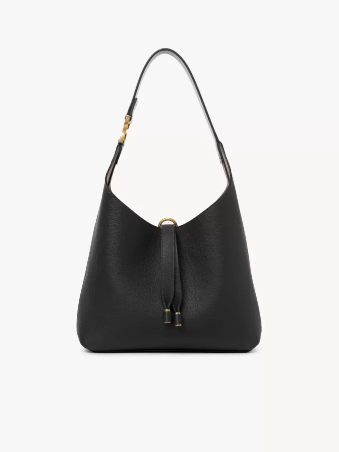 Bolso hobo pequeño Marcie en piel granulada