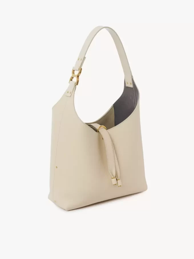 Bolso hobo pequeño Marcie en piel granulada