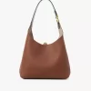 Bolso hobo pequeño Marcie en piel granulada