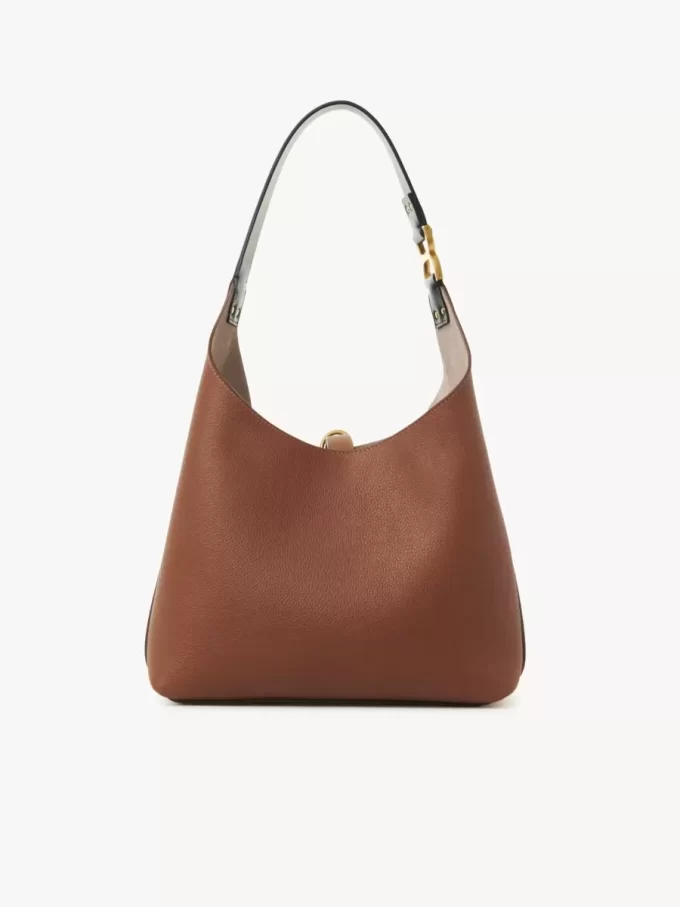 Bolso hobo pequeño Marcie en piel granulada