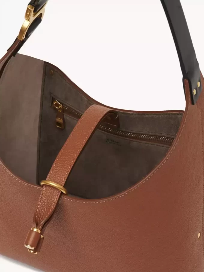 Bolso hobo pequeño Marcie en piel granulada
