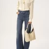 Bolso hobo pequeño Marcie en piel granulada