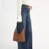 Bolso hobo pequeño Marcie en piel granulada