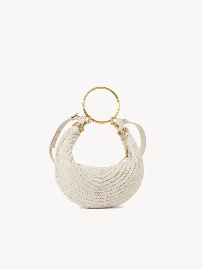 Bolso hobo pequeño tipo pulsera en crochet