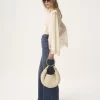 Bolso hobo pequeño tipo pulsera en crochet