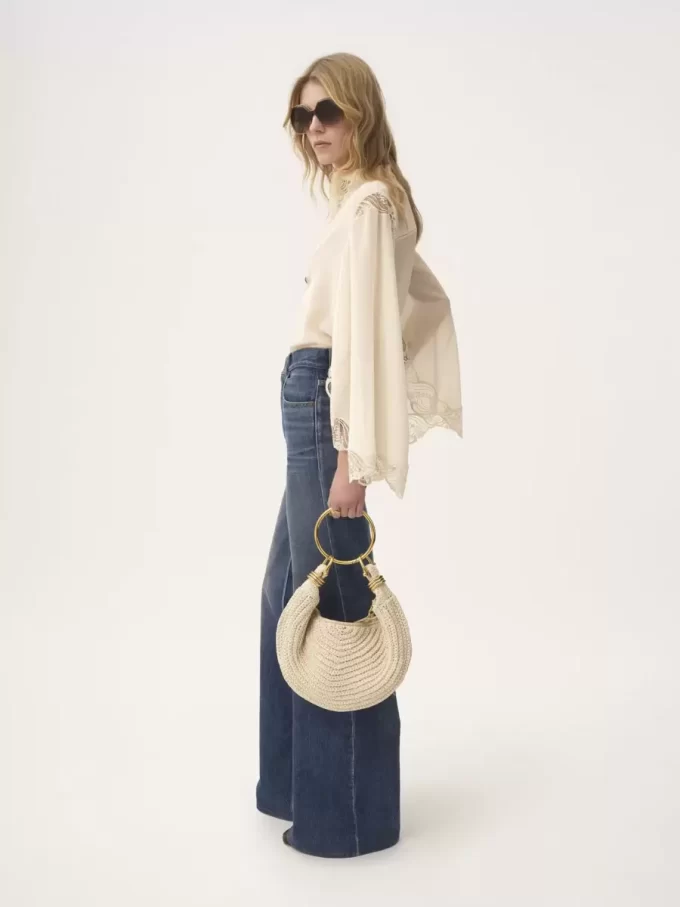 Bolso hobo pequeño tipo pulsera en crochet