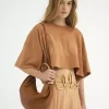 Bolso Hobo pequeño tipo pulsera en piel granulada