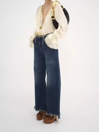 Bolso hobo pequeño tipo pulsera en piel granulada