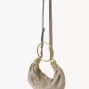 Bolso hobo pequeño tipo pulsera en piel granulada