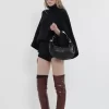Bolso hobo pequeño tipo pulsera en piel granulada