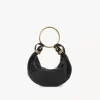 Bolso Hobo pequeño tipo pulsera en piel granulada
