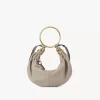 Bolso hobo pequeño tipo pulsera en piel granulada
