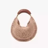 Bolso hobo Summer Banana en rafia Bolso hobo Summer Banana en rafia
