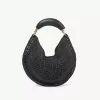 Bolso hobo Summer Banana en rafia
