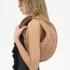 Bolso hobo Summer Banana en rafia Bolso hobo Summer Banana en rafia
