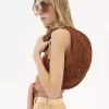 Bolso hobo Summer Banana en rafia Bolso hobo Summer Banana en rafia