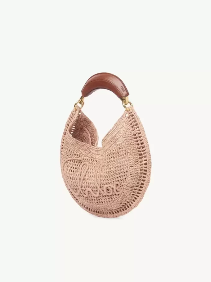 Bolso hobo Summer Banana en rafia Bolso hobo Summer Banana en rafia