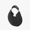 Bolso hobo Summer Banana en rafia