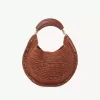 Bolso hobo Summer Banana en rafia Bolso hobo Summer Banana en rafia