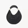 Bolso hobo Summer Banana en rafia