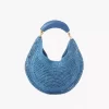 Bolso hobo Summer Banana en rafia