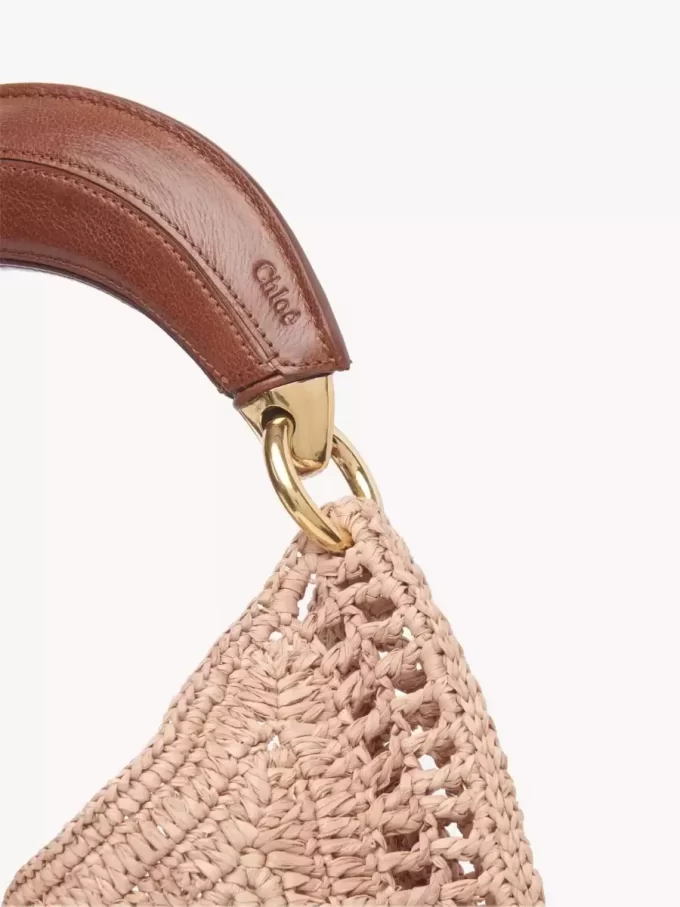 Bolso hobo Summer Banana en rafia Bolso hobo Summer Banana en rafia