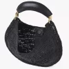Bolso hobo Summer Banana en rafia