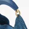 Bolso hobo Summer Banana en rafia