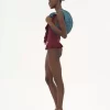 Bolso hobo Summer Banana en rafia