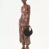 Bolso hobo Summer Banana en rafia