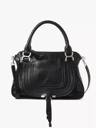 Bolso Marcie en piel brillante