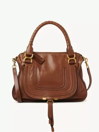 Bolso Marcie en piel brillante