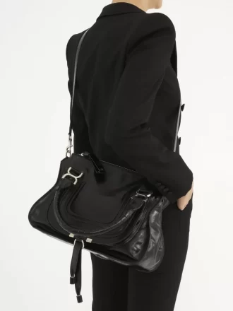 Bolso Marcie en piel brillante