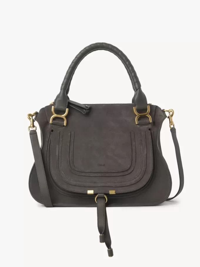 Bolso Marcie en piel de ante Bolso Marcie en piel de ante