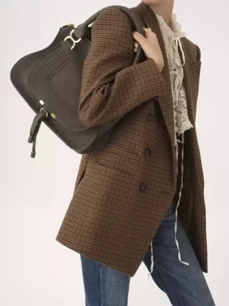 Bolso Marcie en piel de ante