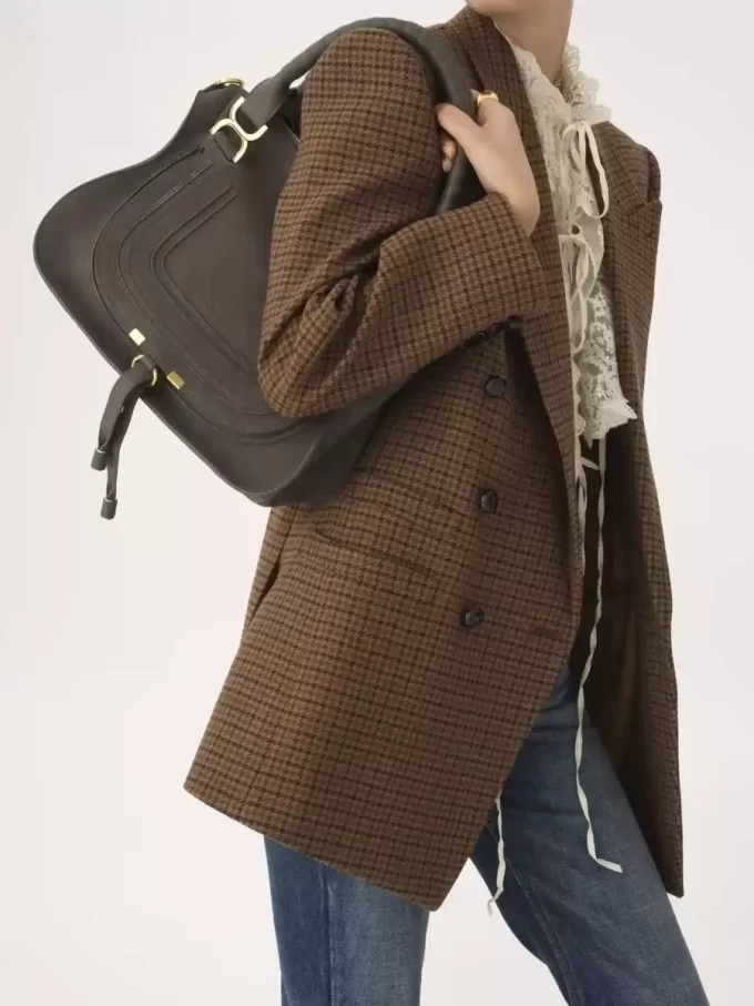 Bolso Marcie en piel de ante Bolso Marcie en piel de ante