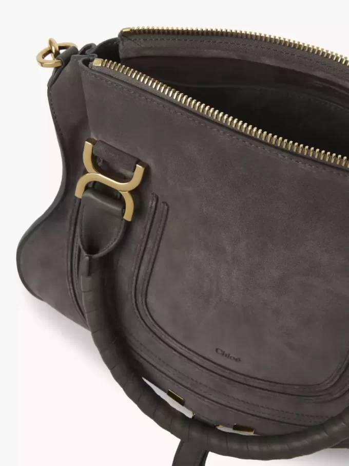 Bolso Marcie en piel de ante Bolso Marcie en piel de ante