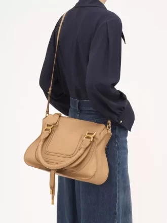 Bolso Marcie en piel granulada