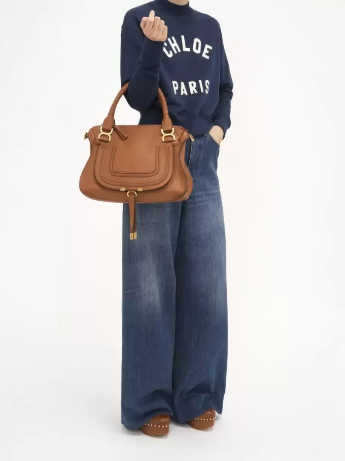 Bolso Marcie en piel granulada Bolso Marcie en piel granulada