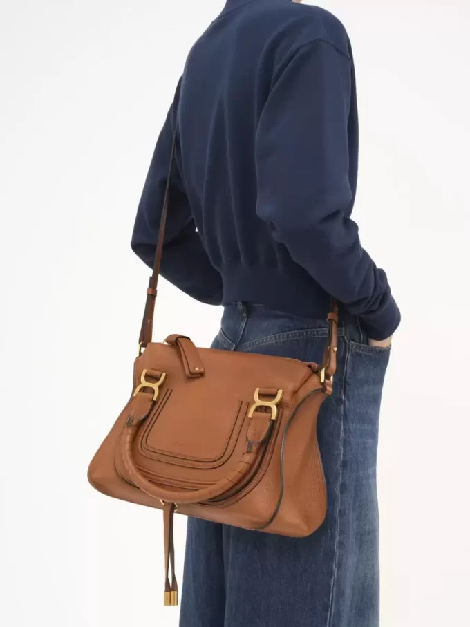 Bolso Marcie en piel granulada Bolso Marcie en piel granulada