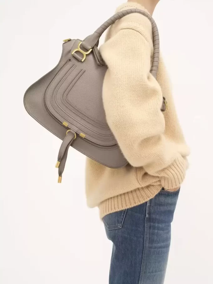 Bolso Marcie en piel granulada