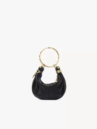 Bolso Mini Pulsera Hobo en piel granulada