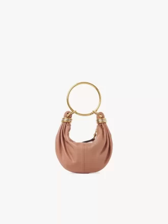 Bolso Mini Pulsera Hobo en piel granulada